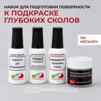 Набор для подготовки к подкраске и ремонту глубоких сколов (металл)