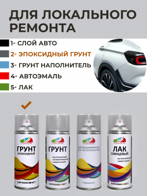 1K Грунт эпоксидный серый PODKRASKA 520 мл