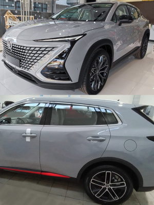 Y36, 120, CA120, SH9, SJ3 CHANGAN Атомный Серый перламутровый металлик, Atomic gray, Putty, 2*20 мл.