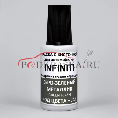 JAK (JAKG) Infiniti Серо-зеленый металлик, Green Flash 20 мл.