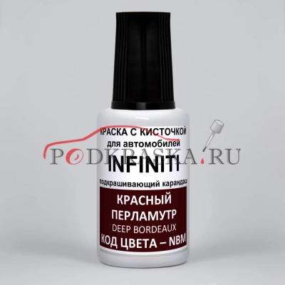 NBM Infiniti Красный перламутровый металлик, Deep Bordeaux 20 мл.